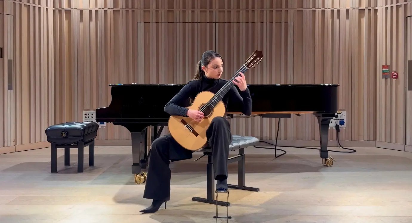 Recording in the Angela Burgess Recital Hall